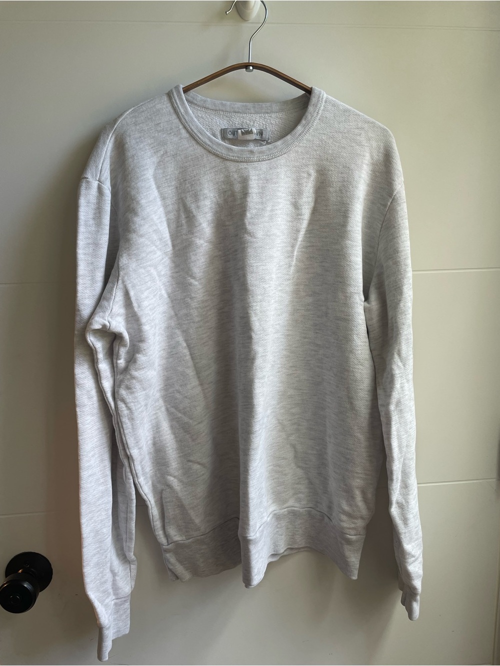 Outerknown - Light Gray Men's Crewneck Sweatshirt